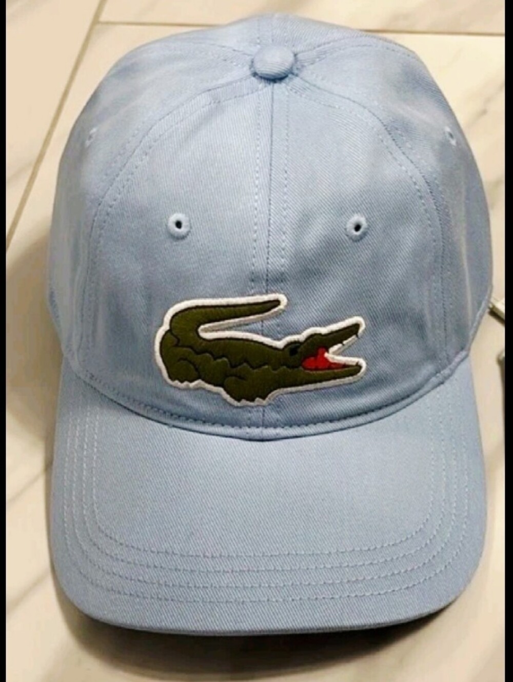 Lacoste Baby Blue Unisex BASEBALL CAP NWT